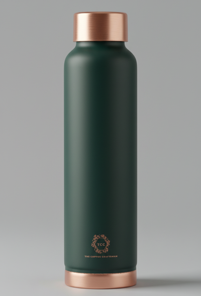 Copper water bottle 1 litre for Improved  Immunity & Digestion (BPA Free)