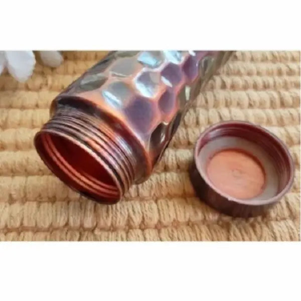 Pure Copper Antique Diamond Bottle , 1000 ML drinking ware
