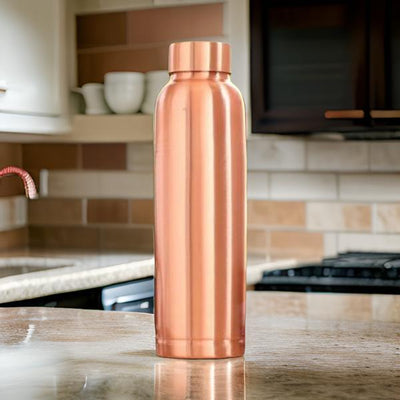 Copper Bottle (950ml): Pure Copper |BPA Free Water Bottle