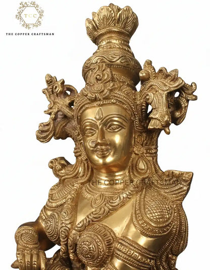 Radha Krishna Brass Statue 30 Inches | Handcrafted Temple-Grade Murti in Pure Brass
