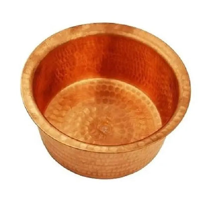 Premium Hammered Copper Cooking Pot (4.2 Litres)