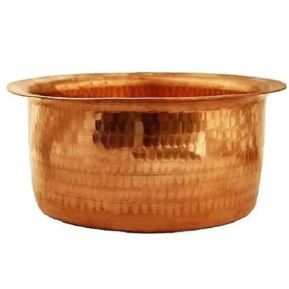 Premium Hammered Copper Cooking Pot (4.2 Litres)